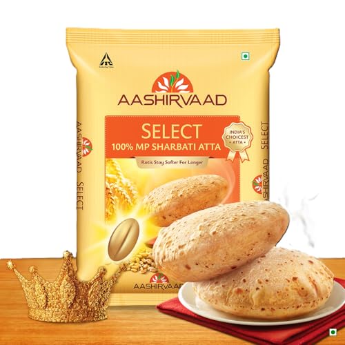 Image of Aashirvaad Select Premium Sharbati Atta for Vegetarian, 10kg