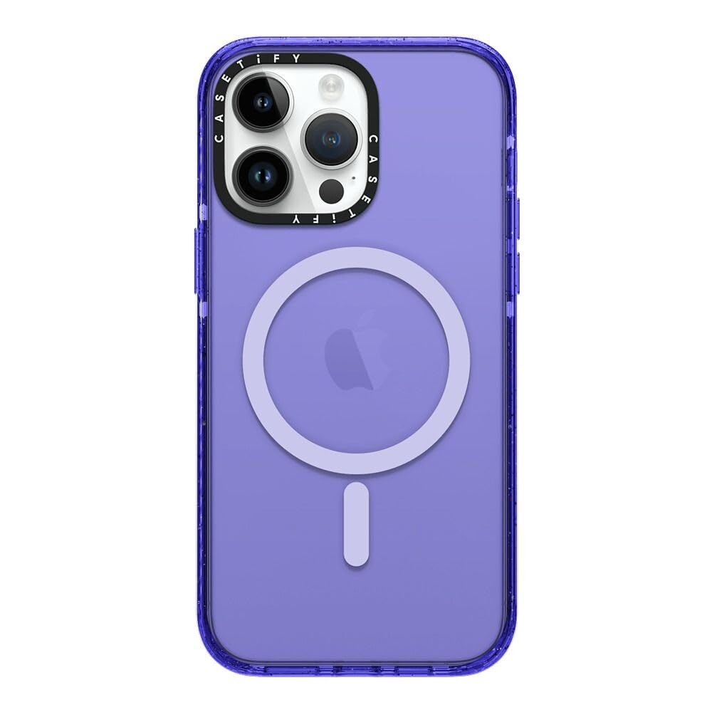 CASETiFY インパクト iPhone 14 Pro Max ケース [MIL規格準拠 (MagSafe対応/薄型 軽量/耐衝撃] - ペリ パープル