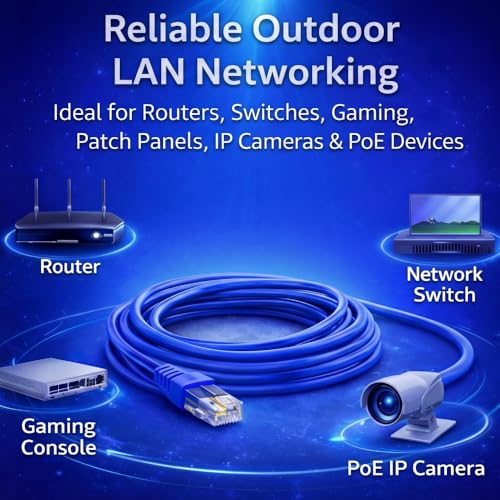 Cable ethernet Cat6 exterior 305 m UTP con carrete de madera miniatura 3