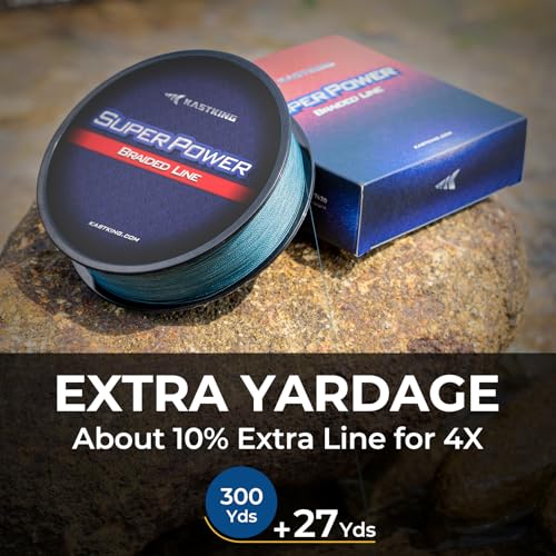 KastKing Superpower Braided Fishing Line,15LB,300+27 Yds,Black,4X by KastKing - Used condition - Image 6