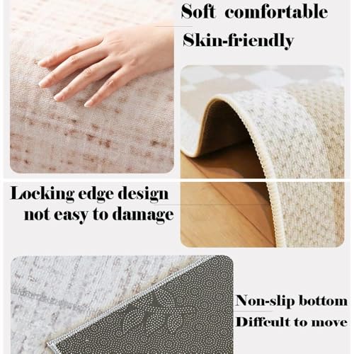 Tapis de sol doux marron style rétro pour créer un coin lecture chaleureux - 5