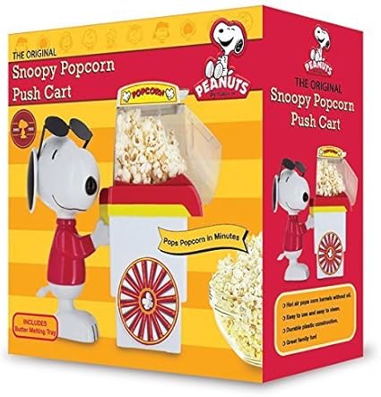 Smart Planet Pnp1 Peanuts Snoopy Popcorn Cart Air Popper Red By Smart Planet Amazon It Casa E Cucina