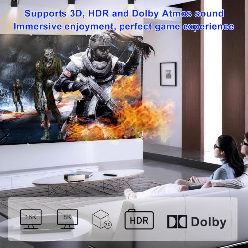 Image of 8K /16K Hdmi 2.1 Switcher 2 in 1 Out, Bidirectional Hdmi Splitter Support 4K@120HZ /240Hz 16K@30Hz /8K@60Hz DTS VRR HDR10+ Dolby, 48Gbps 2 Computers 1 Monitor Hdmi Switch for Switch PS5 Xbox Roku TV