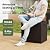 NEWBULIG 31 Gallon Deck Box, Weatherproof Resin Lockable Outdoor Storage for Secure Package Deliveries and Indoor Storage in Garden or Patio, Backyard