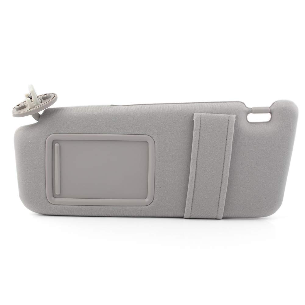 Parasol Izquierdo (conductor) Gris Claro Para Toyota Venza 2009-2016 - Con Espejo Y Luz