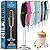 Zulay Milk Frother Handheld Foam Maker With Upgraded Holster Stand - Powerful Coffee Frother Electric Handheld Mixer - Battery Operated Frother For Coffee with Stainless Steel Electric Whisk