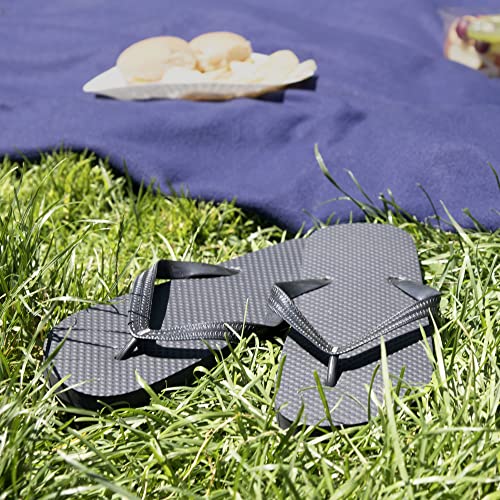 Trail maker 50 Pairs Bulk Wedding Flip Flops for Men Waterproof Wholesale Flip Flops for Men in Bulk for Wedding Guests, Bnb Guests, Hotels, and Charity Donation4