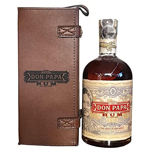 Preisvergleich Produktbild RUM DON PAPA 70CL IN LEDERVERPACKUNG