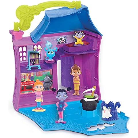 Just Play Vampirina Sleepover Stow N’ Go Playset Slumber Pty, Multicolor Cover