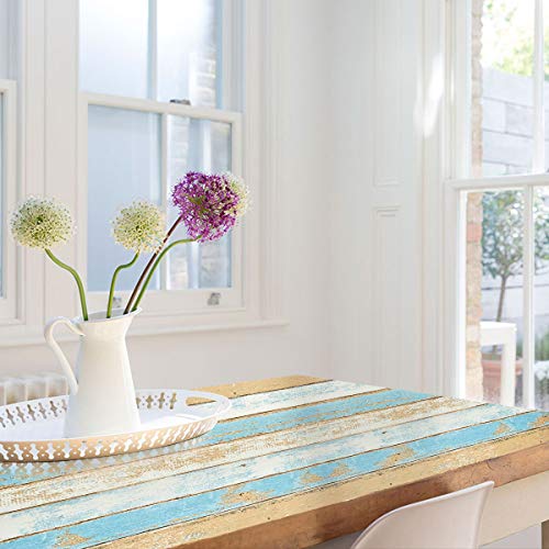 SUNBABY Peel and Stick Wallpaper Wood Wallpaper Self-Adhesive Removable Wallpaper Wall Decor for Home Refurbish Decoration (17.71’’ X 118.11’’) Three-Color Wood Grain Wall Paper