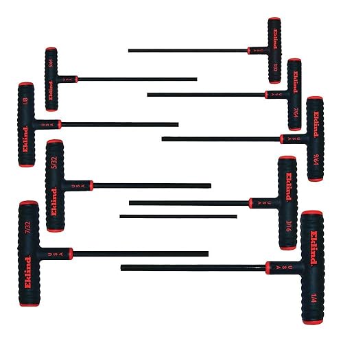 Eklind Tool 60909 Power-T Llave hexagonal llave Allen, juego de 9 piezas
