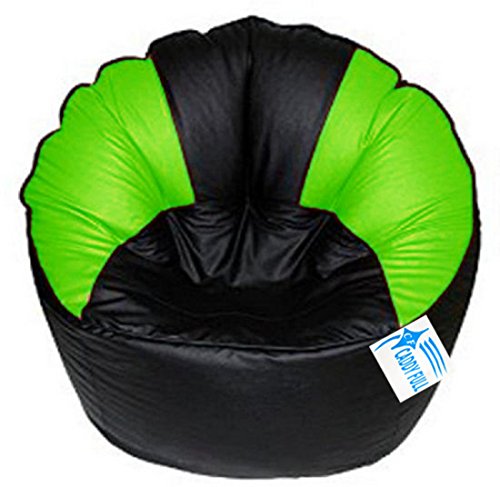 Image of XXXL Muddha Chair Without Beans (Black and Green)