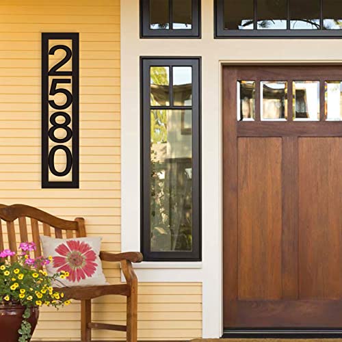 Vertical House Numbers for Outside Modern Address signs