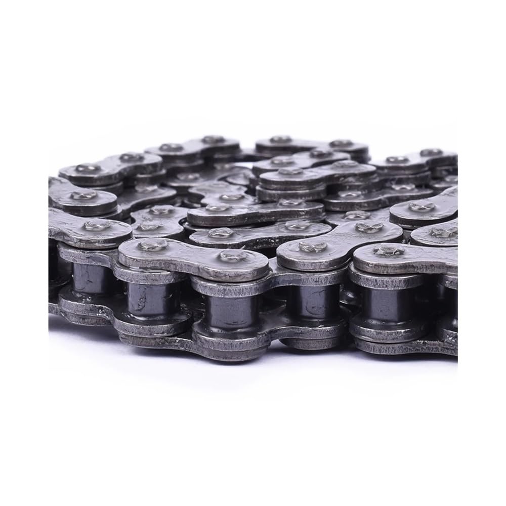 420 428 520 525 Cadenas 108 112 114 116 118 120 130 136 Enlaces Aptos for Cadena de Motocicleta Dirt Bike ATV Quad MX Enduro Motard Cadena de Sello de Aceite(120L)