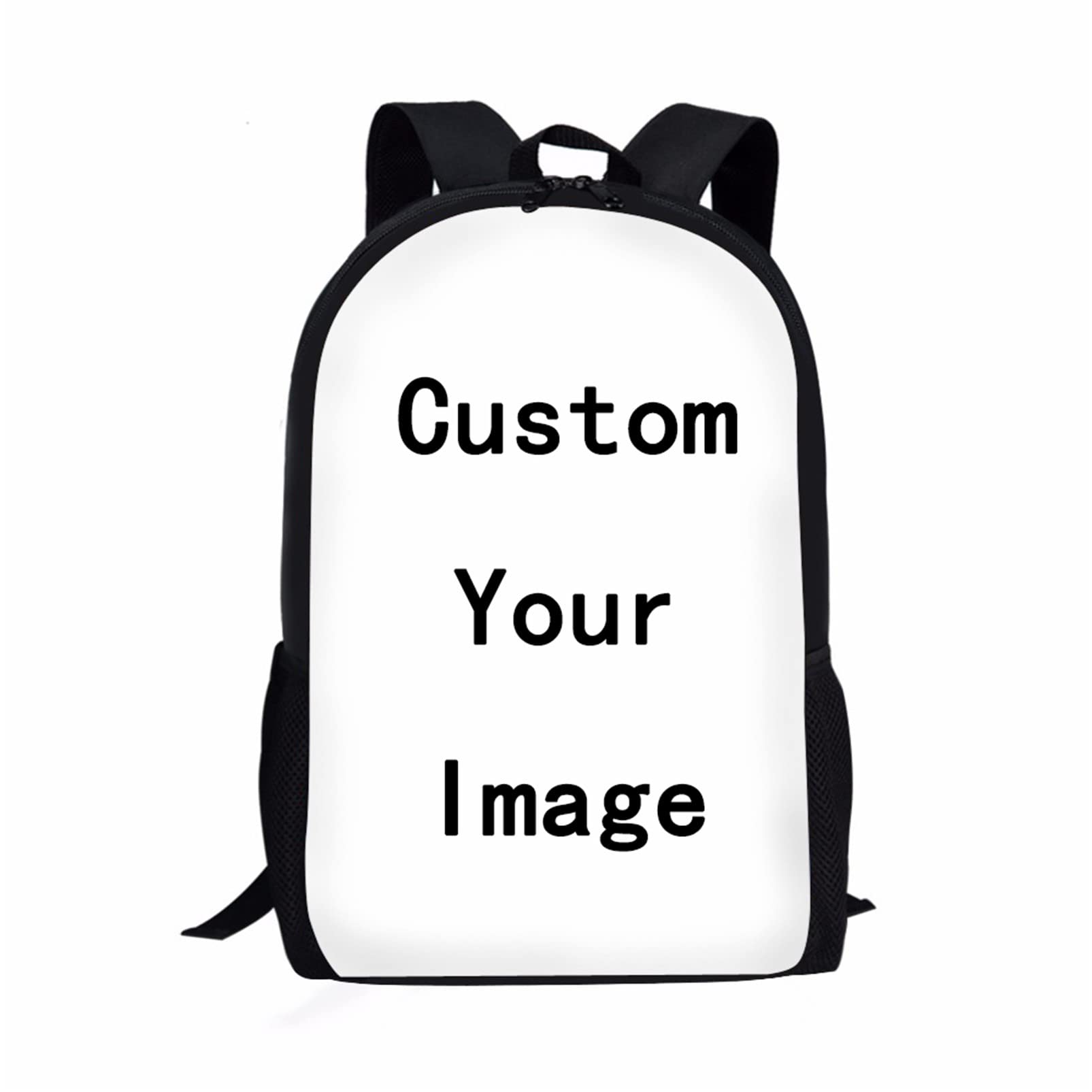HUIACONG Customized Kids Large Capacity Backpack Custom Boys Casual Sports Bookbags Customizable Girls Lightweight Durable Daypack Personalise Fashion Strong Rucksack for Adult Child Bagpack