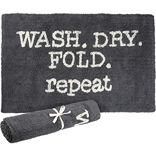 Primitives-by-Kathy-Home-Decor-Rug-Featuring-Wash-Dry-Fold-Repeat-Sentiment Primitives by Kathy Home Decor Rug Featuring Wash Dry Fold Repeat Sentiment