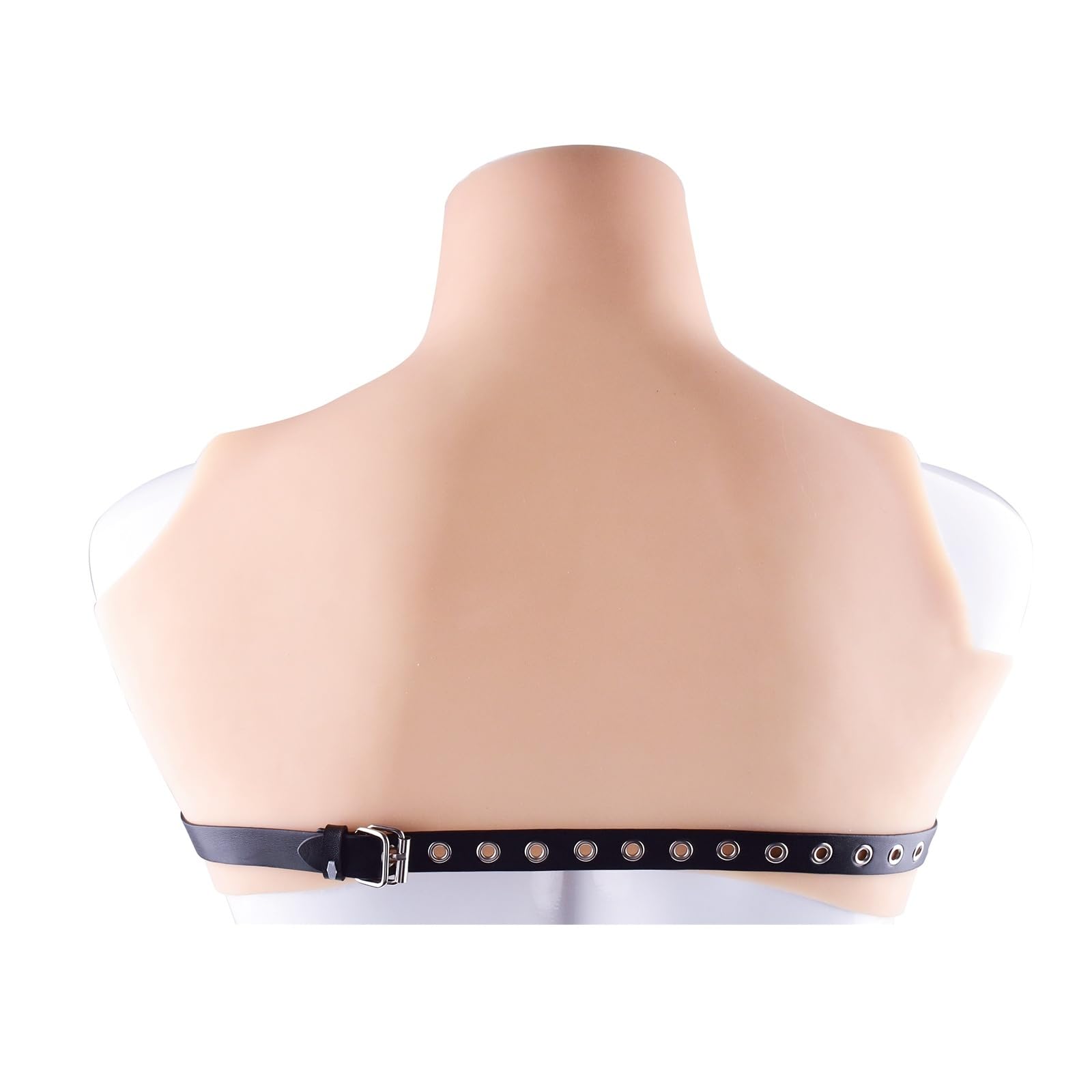 Einstellbar PU-Leder/Edelstahl Nippelklemmen Spikes Nipple Clamps, Tragbar Leicht Nippelklemmen Bondage Brustwarzenklemmen Brustwarzen-Schmuck Erotik SM Sex Spielzeug für Paare,Silber