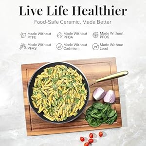 Gotham Steel 15 Pc Ceramic Pots and Pans Set Non Stick, Kitchen Cookware Sets, Pot and Pan Set, Ceramic Cookware Set, Non Toxic Cookware Set, Non Stick Pots and Pan Set, Dishwasher Safe - Black Gold Gotham Steel 15 Pc Ceramic Pots and Pans Set Non Stick Kitchen Cookware Sets Pot and Pan Set Ceramic Cookware Set Non Toxic Cookware Set Non Stick Pots and Pan Set Dishwasher Safe Black Gold