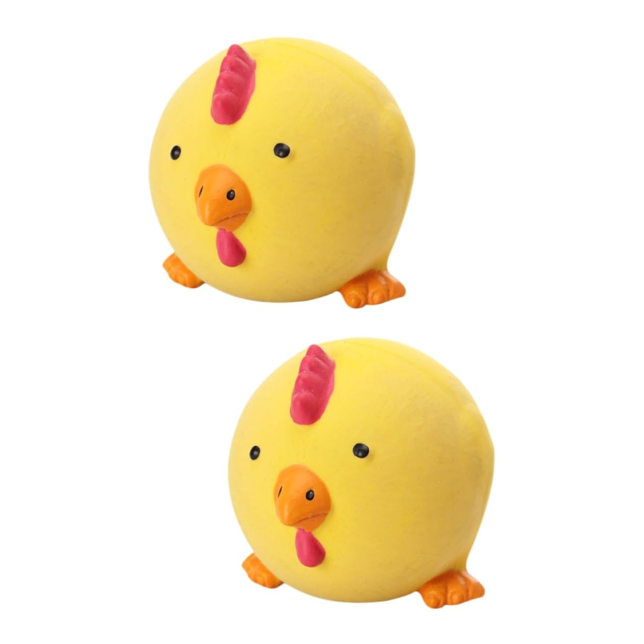 ibasenice 2pcs Pet Dog Toy Biting Toy for Dog for Puppy Squeaky Latex Wear-resistant for Puppies Training Behaviour Aids
