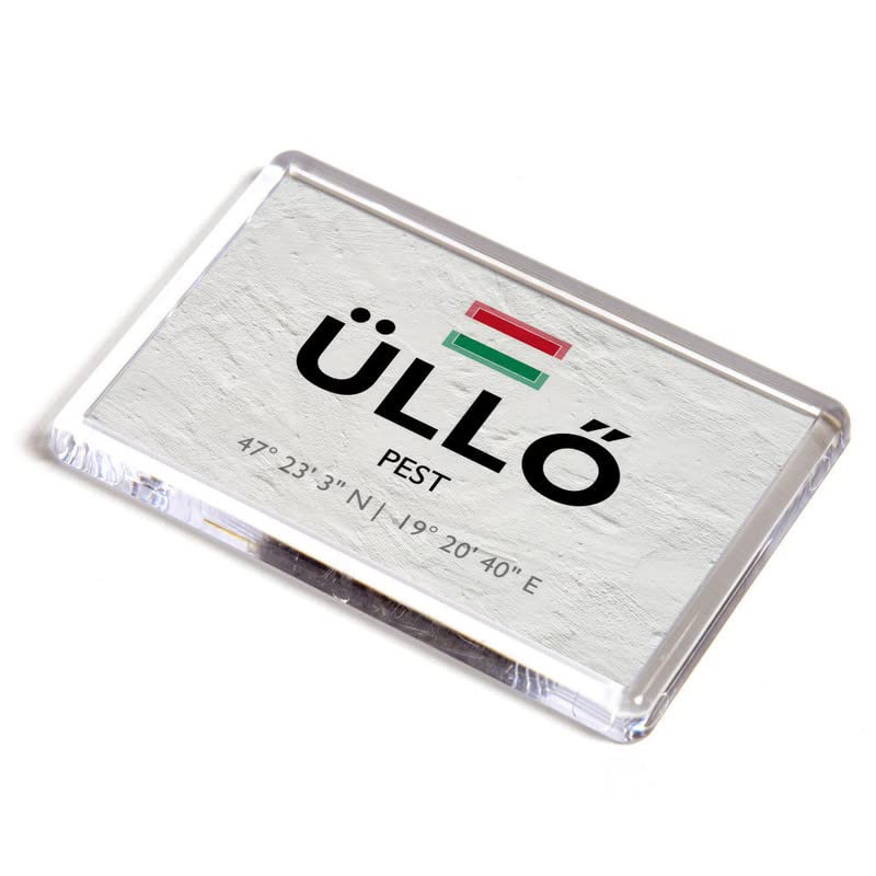 FRIDGE MAGNET - Ullo - Pest - Hungary - Lat/Long