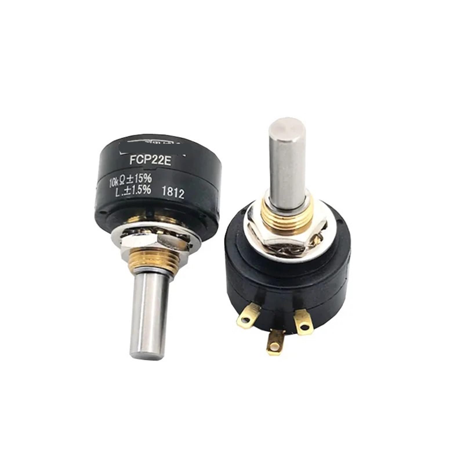 FCP22E - Potenziometro 1K 2K 5K 10K, rotazione di 360°, 1 pezzo (5K Ohm)