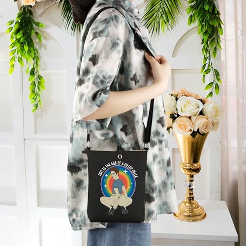 WCGXKO Movie Inspired Gift This Is The Ass Of A Killer Bella Lover Canvas Crossbody Bag4