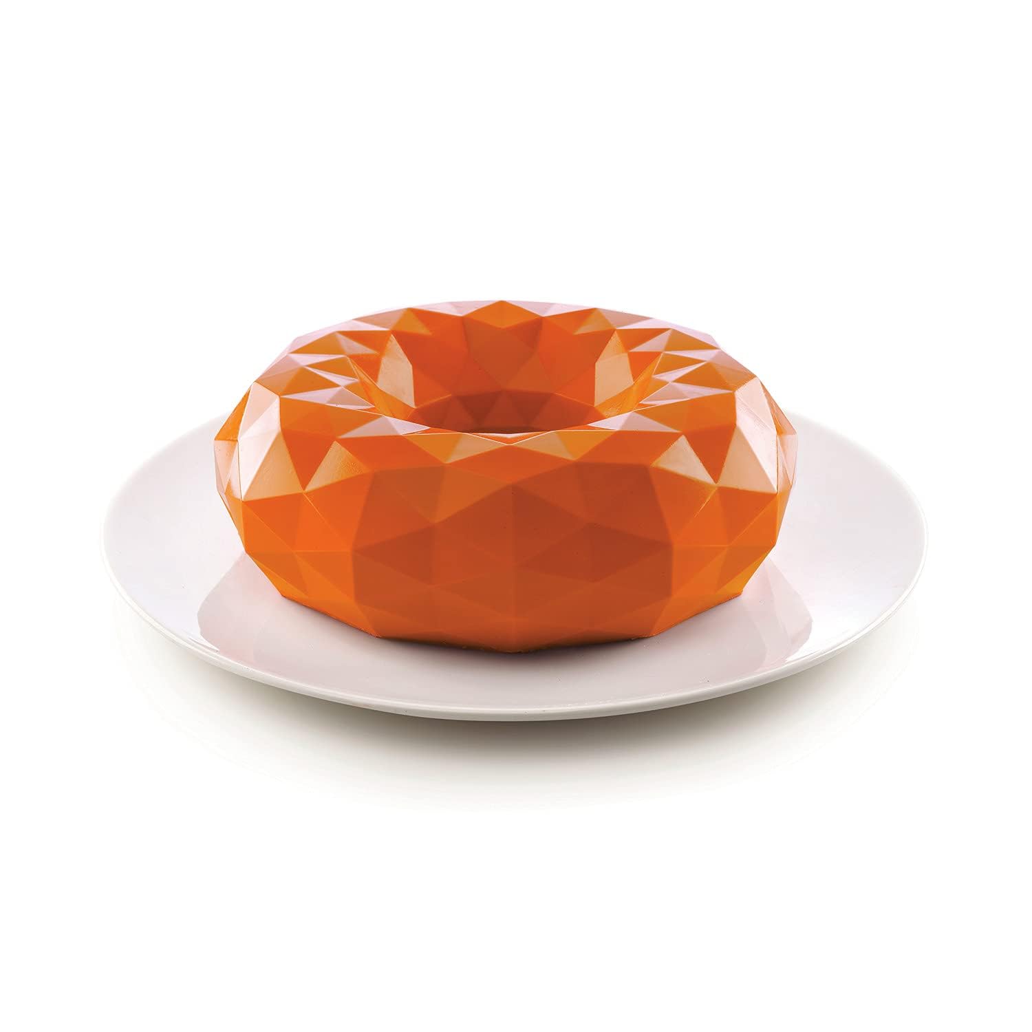 Silikomart | Molde de Silicona para Tarta Moderna GIOIA, Antiadherente, Juego de 3 Moldes para Postres, Diseño 3D, Ø 210 h 70 mm, Volumen 1660 ml, Fabricado en Italia