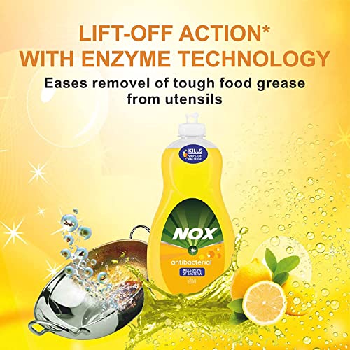 Image of Nox Dishwash Liquid Lemon 500 ml (Pack of 3)