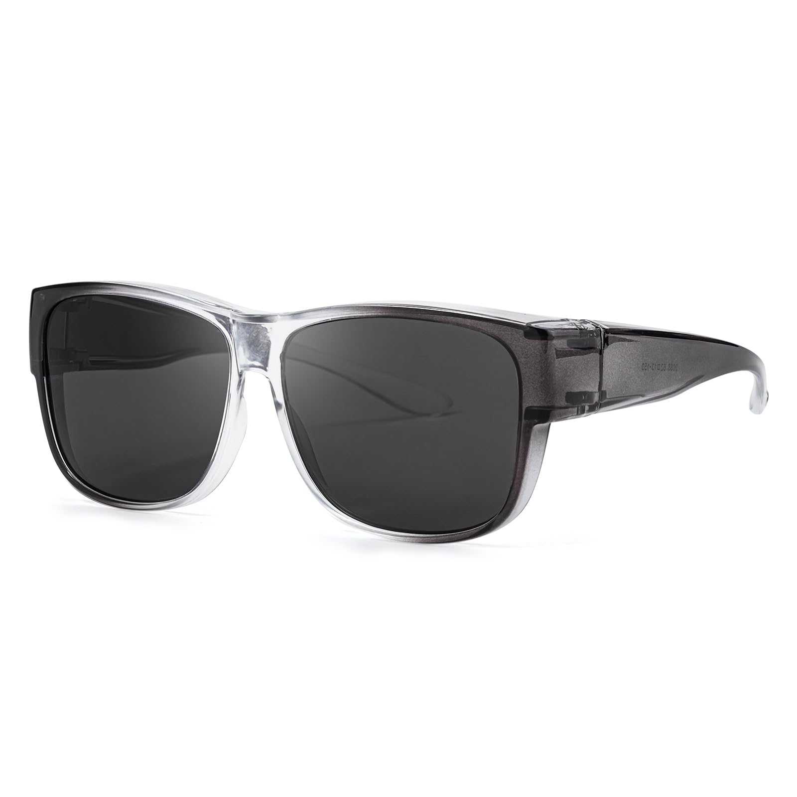LVIOE Polarisierte Sonnebrille Damen Katzenauge Rahmen, Groß Verspiegelte Sonnenbrille UV400-Schutz