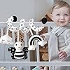 Kulveanju Espiral Carro Bebe Juguetes 0-12 Meses - Juguetes Sensoriales de Alto Contraste en Blanco y Negro, Montessori Libro Sensorial Bebe 0 a 6 Meses, Asiento de Coche Juguetes Bebes 0-3 Meses #1