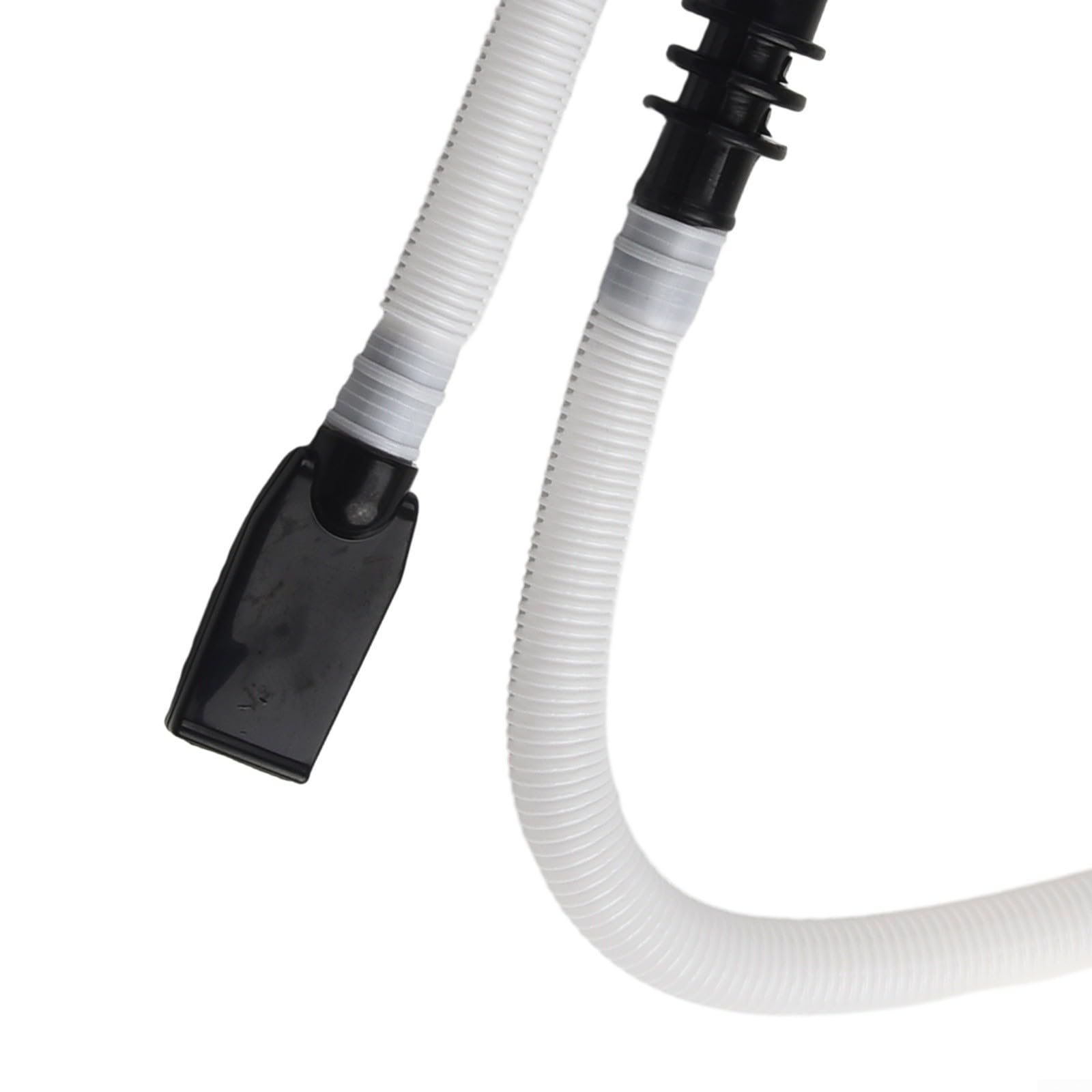 Melodica Tube flexible pour mélodicas à 32 touches et 37 touches - Plastique ABS - Design hermétique - Comprend 2 embouchures - Noir et blanc