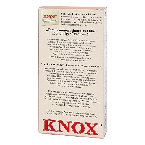 Knox Coni di incenso Coni Originali per incenso di...