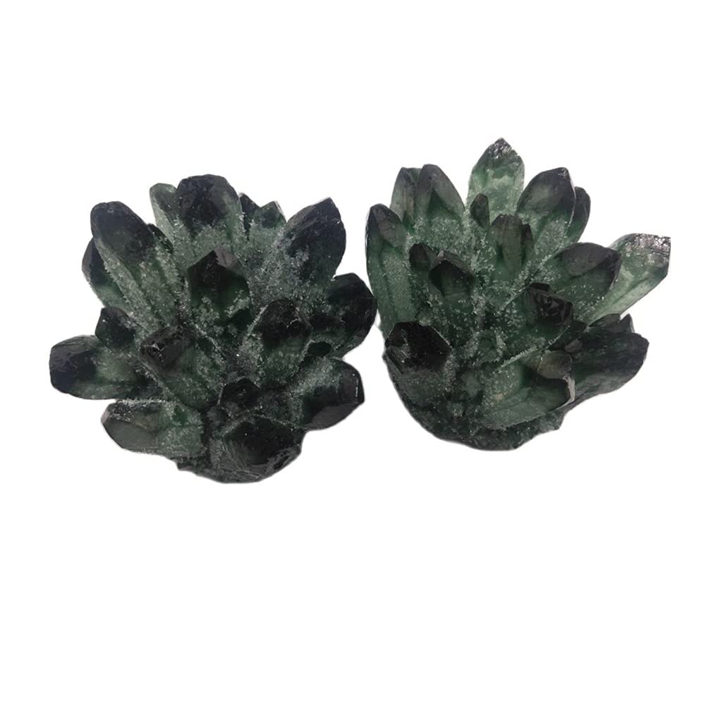 Granitori di di di di di Phantom Green Natural GRANUALE Fengshui Decorazione della casa Aquarium Sostegno Spirituale(500-600g)