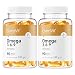 Produktbild OstroVit Nutrition 2x OstroVit Omega 3-6-9 90 | 90 Softgelkapseln je Dose hochdosiert (insg. 180 Stück) | Fischöl Kapseln Fish Oil DHA EPA| Nahrungsergänzungsmittel (2er Pack)
