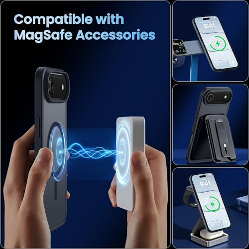 Image of CACOE Magnetic Case for iPhone Air 6.5 inch, Matte Black