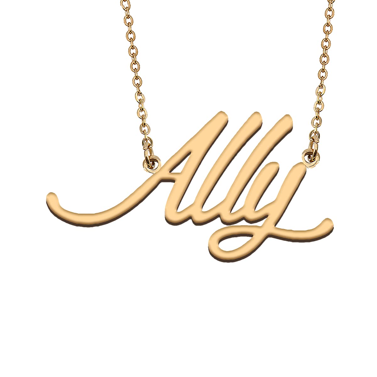 HUAN XUN Personalized Jewelry Custom Initial Pendant Custom Name Necklaces for Women Womens