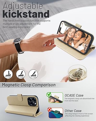 OCASE for iPhone 15 Pro Wallet Case - Image 4