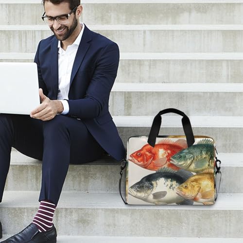 Bolso vintage para portátil 13-16 pulgadas con multi-bolsillos miniatura 3