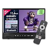 KEIYO APPスマートリアモニター 11.6インチ Android搭載 車載ヘッドレストモニター IPSパネル 広視野角160° フロントスピーカー搭載 HDMI入力対応 YouTube/Netflix対応 音声リモコン付き バッテリーレス設計 ファミリーカー/タクシー/キャンピングカー用 日本メーカー AN-M033