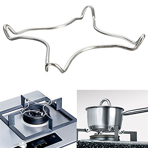 Generic Chrome Plated Metal Stove Top Coffee Maker Trivet Pot Stand Gas