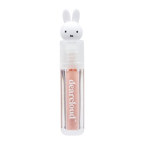 dearcloud Miffy Dainty Beam Liquid Highlighter – Glow Highlighter Makeup with Squalane – Korean Illuminator Makeup - .13 fl oz (Pink Comet) - Miffy (Pink Comet)