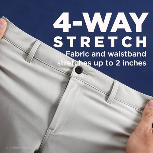 Haggar Men's Sport Travel Performance Short - 7 and 9 Inch Inseams Stone - image 3
