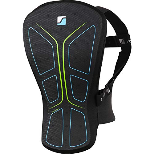 Stuf SOFT SHIELD JR. Rückenprotektor schwarz-blau-grün - S
