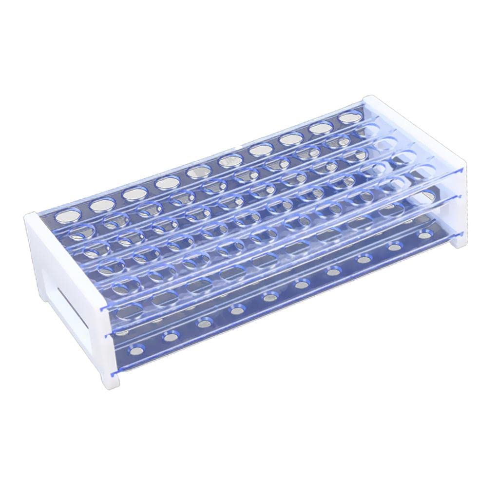 Enakshi® poly Test Tube Stand Bracket Rack for Test Tubes 40 Holes Positions 18mm-image-26