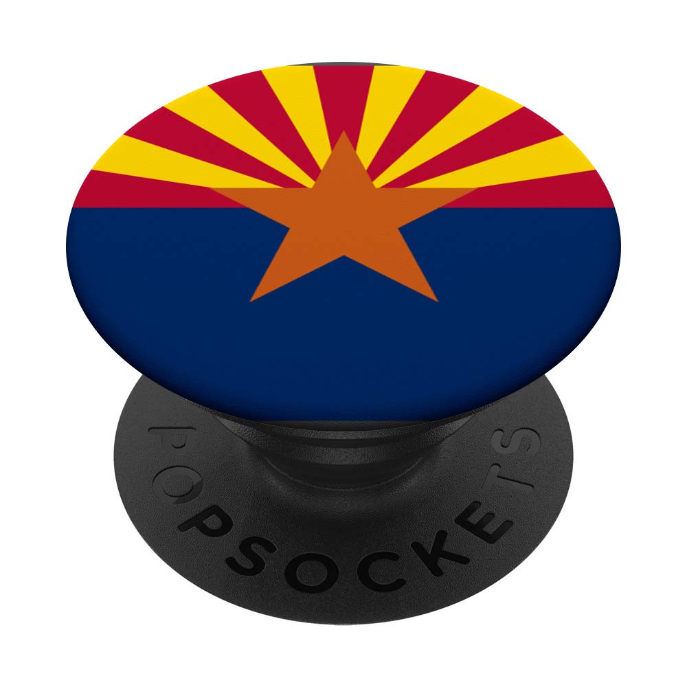 Arizona Flag PopSocket Grip Arizona State Flag for Phones PopSockets PopGrip: Swappable Grip for Phones & Tablets