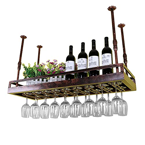 Soporte de hierro para botellas de vino, estilo retro miniatura 1