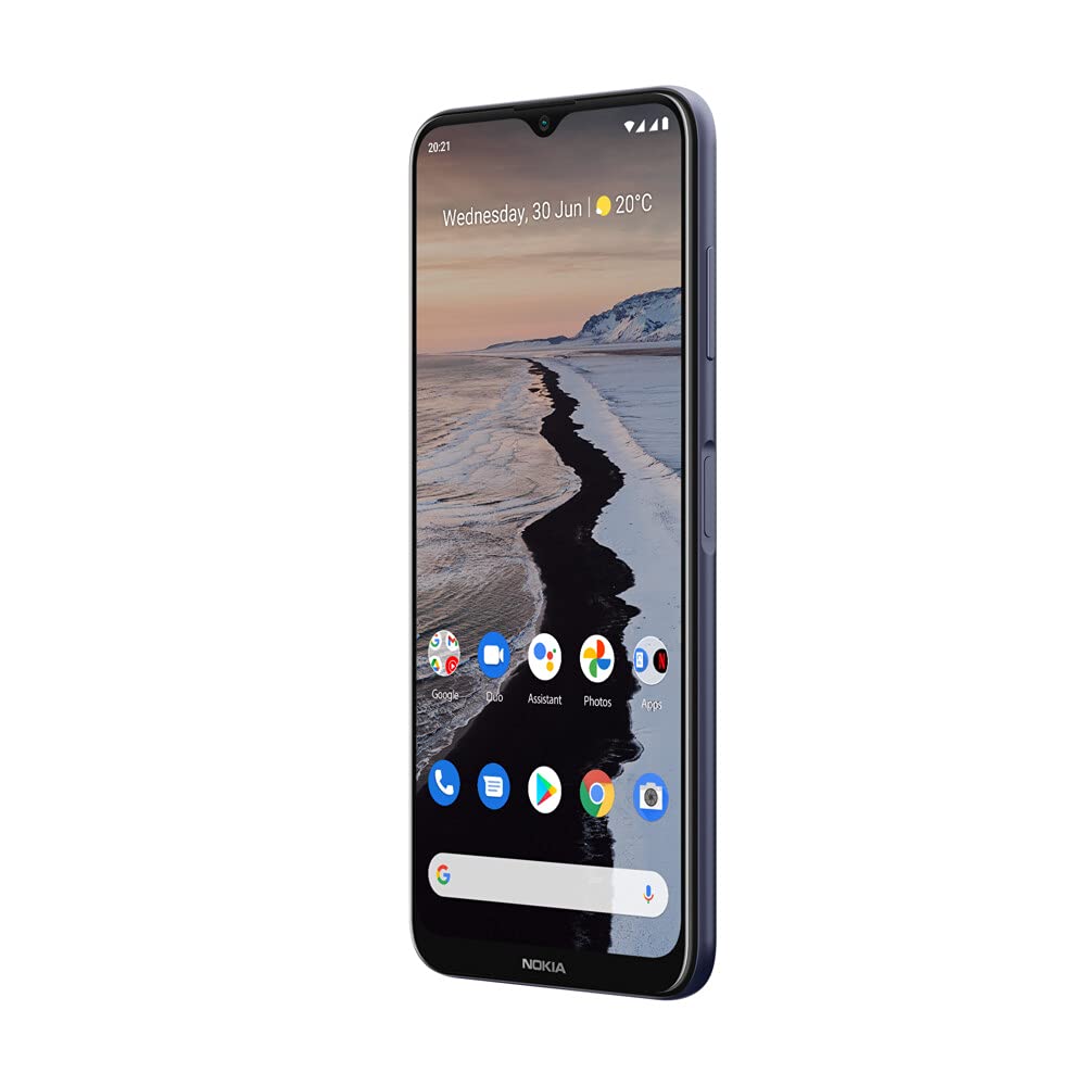 Nokia Smartfon G10 Skandynawski design, Dual-SIM, RAM 3 GB​, ROM 32 GB, czas pracy baterii do 3 dni, ulepszony wyświetlacz 6,5", potrójny aparat z trybami KI, Android 11 - Night