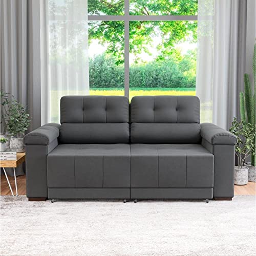 Sofá Retrátil e Reclinável 2 Lugares 190cm Smart Montreal Cinza