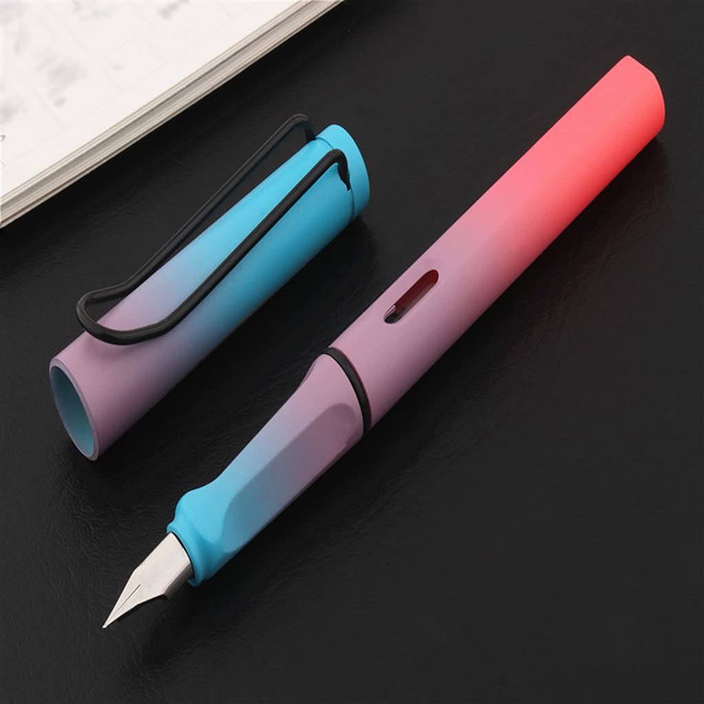 Penna stilografica per ufficio e ufficio, colori misti, forniture di cancelleria per studenti, pennini per penne (A)
