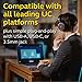 Jabra Evolve 80 UC Wired Headset Professional Telephone Headphones with Unrivalled Noise Cancellation for Calls and Music, Features World-Class Speakers and All Day Comfort